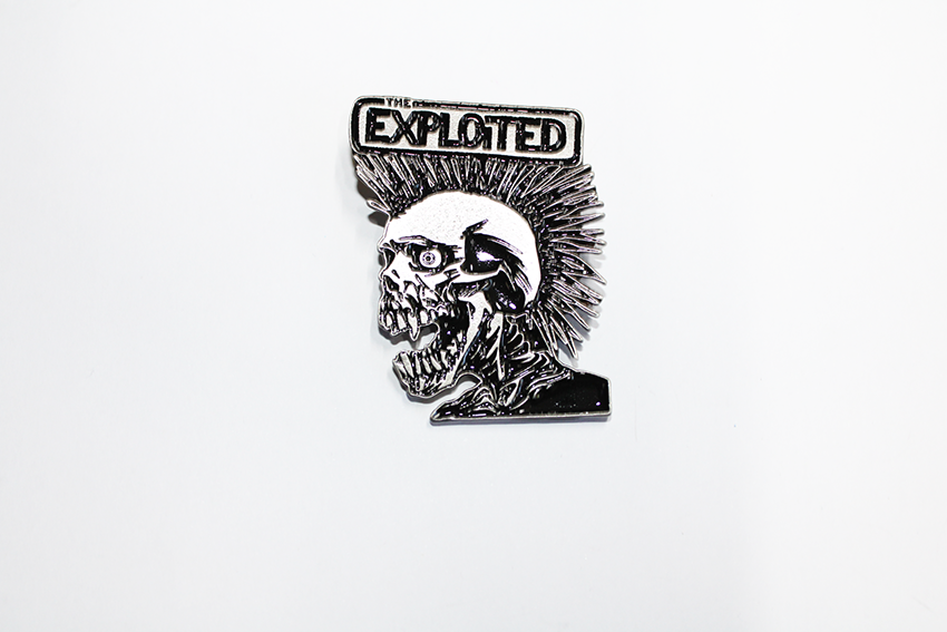 66 The Exploited Mohican Skull