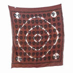 Brown skull scarf
