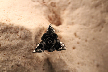 Silver Rose Stud