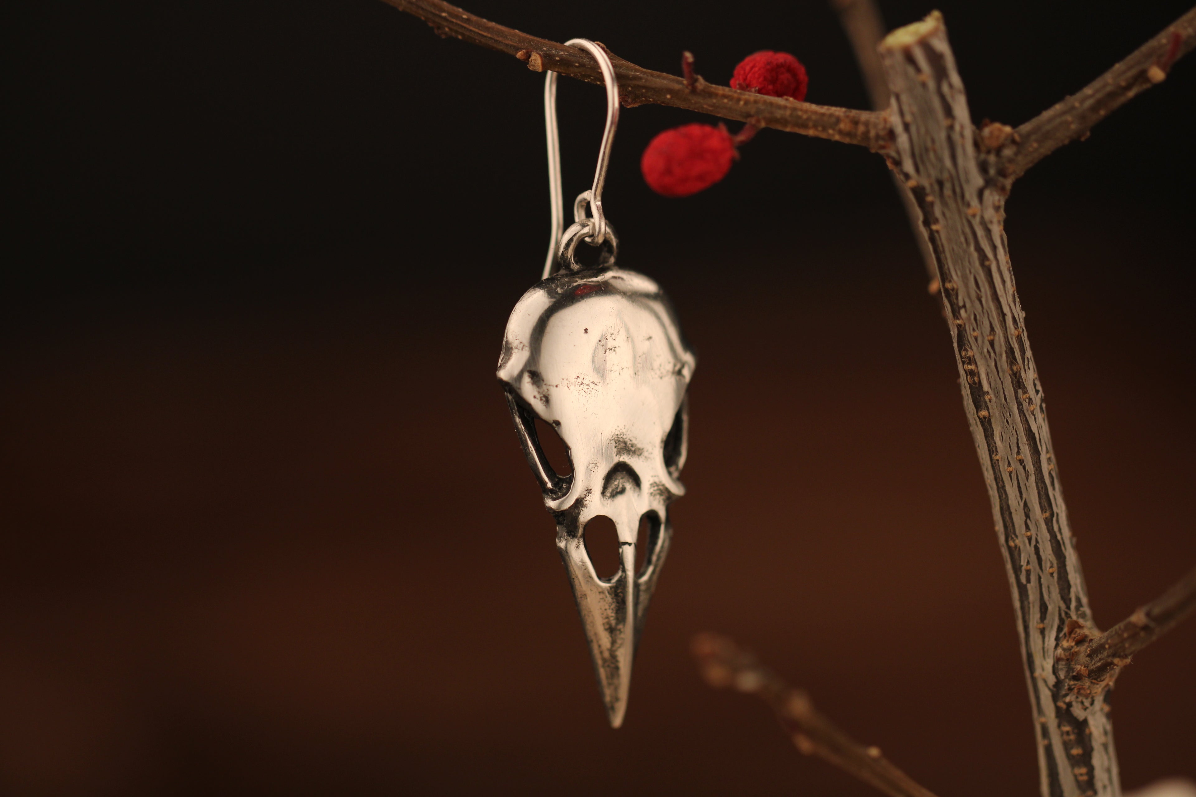 Bird Skull Dangle