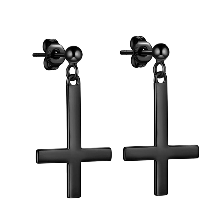 Inverted cross black