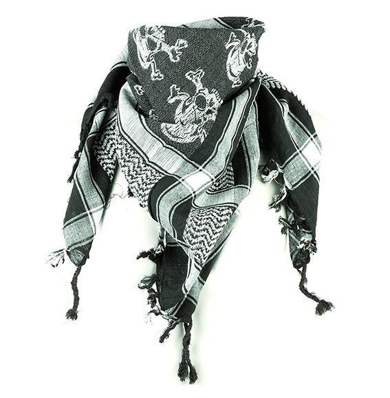 Palestine black skulls