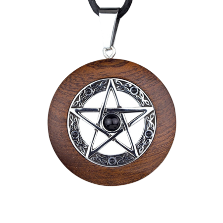 Pentacle with stone