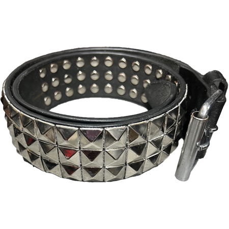 Pyramidbälte silver 15mm