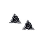 Silver Rose Stud