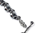 Silver Skulls Clasp