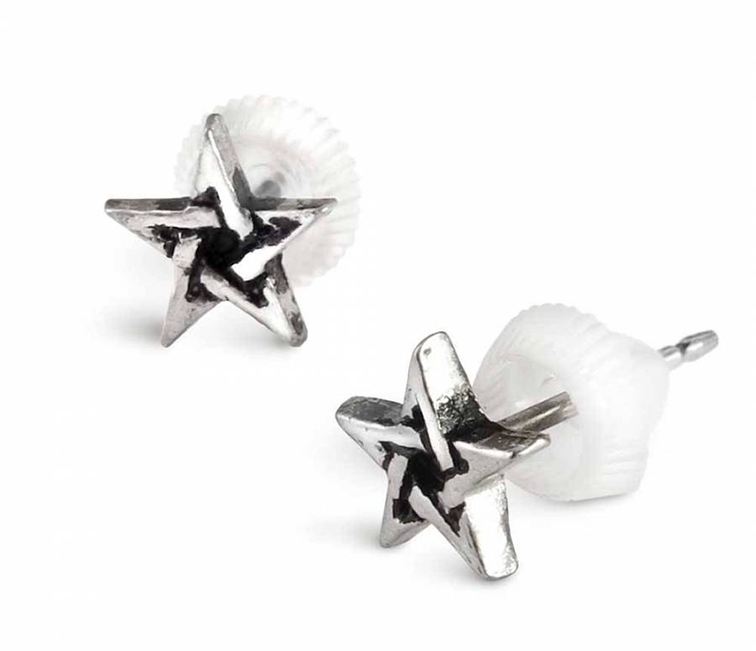 Solid Pentagram Studs