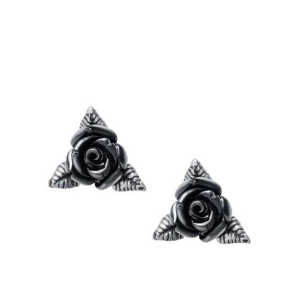 Silver Rose Stud