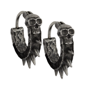 Skull on a Spiky Circle